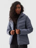 Kurtki damskie - Damska kurtka narciarska 4F 4FWAW24TTJAF591 - niebieska - miniaturka - grafika 1