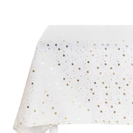 Obrusy i serwetki - Obrus STARSE w gwiazdki biały 150x220 cm HOMLA - miniaturka - grafika 1