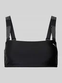 Stroje kąpielowe - Top bikini z nadrukiem z logo - miniaturka - grafika 1