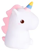Lampy stojące - Lampka silikonowa nocna dla dziewczynki jednorożec W0-R54 - miniaturka - grafika 1