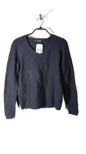 MONTEGO Sweter Damski Granatowy z Fioletowym Brokatem Rozmiar M - Swetry damskie - miniaturka - grafika 1