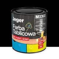 Emalie - Farba tablicowa do mebli i ścian 0.5 l Czarna JEGER - miniaturka - grafika 1