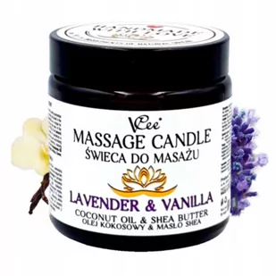 ŚWIECA DO MASAŻU LAVENDER & VANILLA 80G VCEE - Akcesoria do rehabilitacji - miniaturka - grafika 1