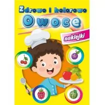 MD Zdrowo i kolorowo Owoce praca zbiorowa - Kolorowanki, wyklejanki - miniaturka - grafika 1