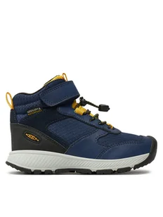 Keen Sneakersy Skua Waterproof Boot 1029627 Granatowy - Buty dla chłopców - miniaturka - grafika 1