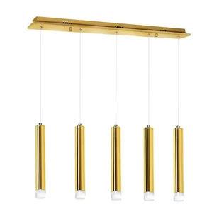 Milagro Lampa wisząca LED Goldie 5 Złoty ML5715 - ML5715 - Lampy sufitowe - miniaturka - grafika 1