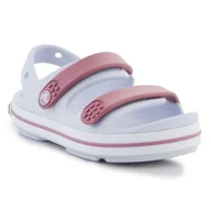 Buty dla dziewczynek - Sandały Crocs crocband cruiser sandal Jr 209424-5AH niebieskie - miniaturka - grafika 1