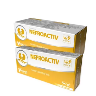 Vetfood NefroActiv 60 caps 55298-uniw - Suplementy i witaminy dla psów - miniaturka - grafika 1