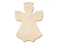 Wielkanoc - PartyShow Zawieszka drewniana Aniołek - 10 cm - 1 szt. DBN-A01 - miniaturka - grafika 1