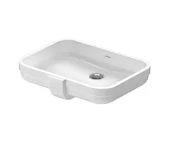 Umywalki - Duravit Soleil by Starck Umywalka podblatowa 49x35 cm biała 0397490060 - miniaturka - grafika 1