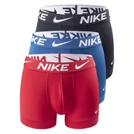 Majtki męskie - Męskie Bokserki NIKE TRUNK 3PK 0000KE1156612 – Wielokolorowy - miniaturka - grafika 1