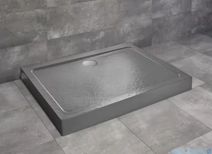 Radaway Doros D Compact Stone brodzik 120x100 antracyt SDRD1210-05-64S - Brodziki prysznicowe - miniaturka - grafika 1