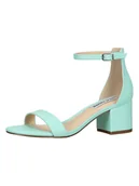Sandały damskie - Steve Madden Skórzane sandały w kolorze turkusowym - miniaturka - grafika 1