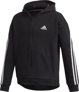 Adidas Bluza dziecięca ADIDAS 3-STRIPES FULL-ZIP HOODIE 140 - Bluzy dla dziewczynek - miniaturka - grafika 1