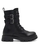 Buty dla dziewczynek - DeeZee Trapery CS5907-02 Czarny - miniaturka - grafika 1