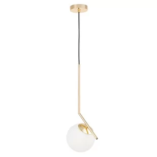 Lumina Deco Deco NOWOCZESNA LAMPA WISZĄCA ZŁOTA SORENTO D15 LDP 1215-150 (WT+GD) - Lampy sufitowe - miniaturka - grafika 1