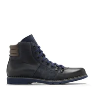 Półbuty męskie - Trzewiki z szarym otokiem ARES - Ryłko - miniaturka - grafika 1