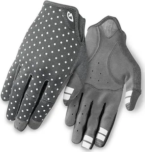 Giro Rękawiczki damskie La Dnd długi palec dark shadow white dots r. XL - Rękawiczki rowerowe - miniaturka - grafika 1