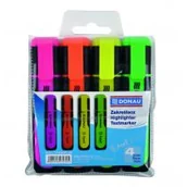 Zakreślacze - Donau Textmarker D-Text kpl.4szt. - miniaturka - grafika 1
