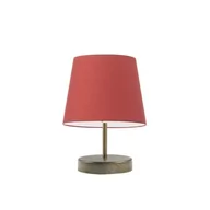 Lampy stojące - LYSNE, lampka nocna ALMADA, czerwony - miniaturka - grafika 1