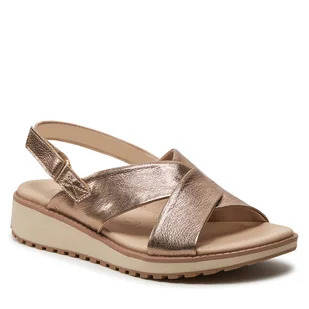 Sandały Caprice 9-28703-42 Taupe Metallic 341 - Sandały damskie - miniaturka - grafika 1