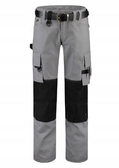 TRICORP - ADLER - Spodnie robocze unisex, Cordura, 300 g/m, 65 % poliester, 35 % bawełna szary 58