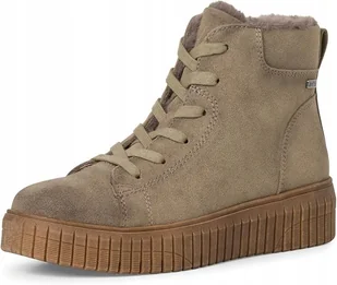 JANA BOTKI OCIEPLANE BRĄZOWE CIEPŁE WYGODNE NA ZIMĘ DAMSKIE 37 JKA - Botki damskie - miniaturka - grafika 1