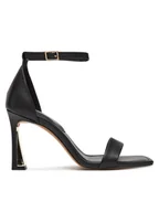 Sandały damskie - Aldo Sandały Rosali 13728098 Czarny - miniaturka - grafika 1