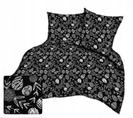 Pościel - pościel bawełna lux 220x240 + 2 poszewka B 549 pisanki czarne Wielkanoc - miniaturka - grafika 1