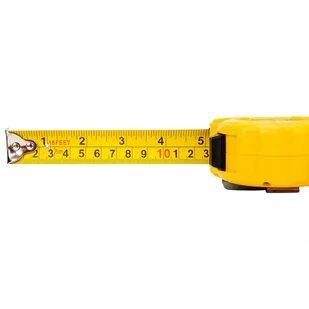 Miara zwijana Deli Tools EDL9025Y, 5m/25mm (żółta) - Poziomice, łaty, miary - miniaturka - grafika 3