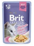 Brit Premium Kot Premium with Chicken Fillets for Adult Cats JELLY 85g