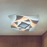 Lampy sufitowe - Näve Lampa sufitowa LED Liora, biały, metal, długość 46 cm, CCT, 3D - miniaturka - grafika 1