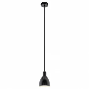 Eglo Lampa wisząca PRIDDY 49464 czarny - Lampy sufitowe - miniaturka - grafika 1