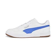 Trampki męskie - PUMA Męskie trampki Court Ultra Lite, White-Royal Sapphire-Platinum Gray, 40 EU - miniaturka - grafika 1