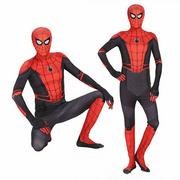 Stroje karnawałowe - Super Hero Spiderman Cosplay Dla dzieci Fantazyjna sukienka Kombinezon Xmas Prezenty-1 czerwony 140-150cm - miniaturka - grafika 1