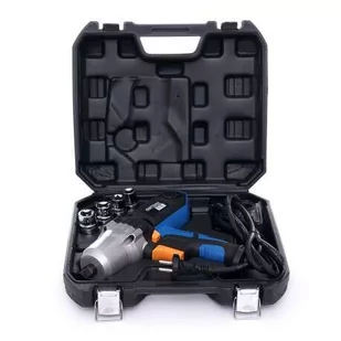 Elektryczny klucz udarowy 1/2" + walizka + nasadki - Klucze udarowe - miniaturka - grafika 1