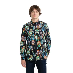 Koszula męska Custo Barcelona klasyczna wzorzysta -M - Koszule męskie Koszula męska Custo Barcelona klasyczna wzorzysta -M - Koszule męskie - miniaturka - grafika 1