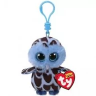 Maskotki i pluszaki - Ty Inc Beanie Boos niebieska sowa YAGO 8,5 cm Clip - miniaturka - grafika 1