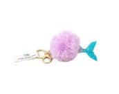 Breloczki dla dzieci - ZAWIESZKA Z POMPONEM SYRENI OGON - miniaturka - grafika 1