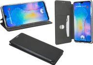 Portfele - Etui książkowe "Elegance" kompatybilne z telefonem Huawei Mate 20 etui portfelowe z funkcją podstawki, miejsce na karty w kolorze czarnym @cofi1453® - miniaturka - grafika 1