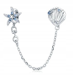 Morski Łańcuszek Zabezpieczający Srebro S925