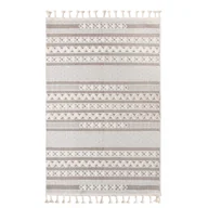 Dywany - Dywan z frędzlami Lizbona Etno beżowo-szary 120 x 170 cm - miniaturka - grafika 1