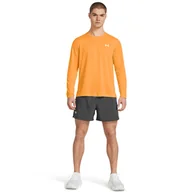 Spodnie sportowe męskie - Męskie spodenki do biegania Under Armour UA Launch 5'' Unlined Shorts - szare - UNDER ARMOUR - miniaturka - grafika 1