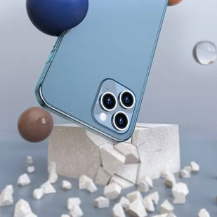 Baseus Frosted Glass Case Sztywne etui z elastyczną ramką iPhone 12 Pro Max Ciemnozielony (WIAPIPH67N-WS06) WIAPIPH67N-WS06 - Etui i futerały do telefonów - miniaturka - grafika 8