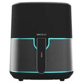 Frytkownice - Cecotec frytkownica beztłuszczowa Cecofry Fantastik Inox 5500 Air Fryer. 5,5 L, 1700 W, 9 menu, Wykończenia ze stali nierdzewnej, Technologia PerfectCook, 80-200ºC, 0-60 minut - miniaturka - grafika 1