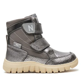 Śniegowce Naturino Rivo Vl Wp 0013001584.03.0Q02 S Srebrny - Buty dla dziewczynek - miniaturka - grafika 1