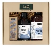 Zestawy kosmetyków męskich - Laq LaQ - Zestaw Kozioł (Żel pod prysznic 500ml + Szampon 300ml + Olej 30ml) - miniaturka - grafika 1