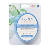 Kosmetyki do kąpieli - Agon Shower Sponge Eucalyptus 125g gąbka kąpielowa do ciała nasączona mydłem - miniaturka - grafika 1