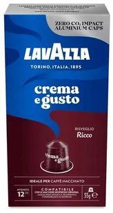 ﻿Lavazza Nespresso aluminiowe Kapsułki RICCO 10szt - Kawa w kapsułkach i saszetkach - miniaturka - grafika 1