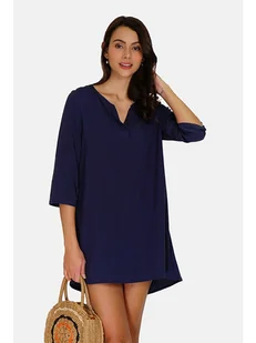 Le Jardin du Lin Sukienka w kolorze granatowym - Sukienki - miniaturka - grafika 1